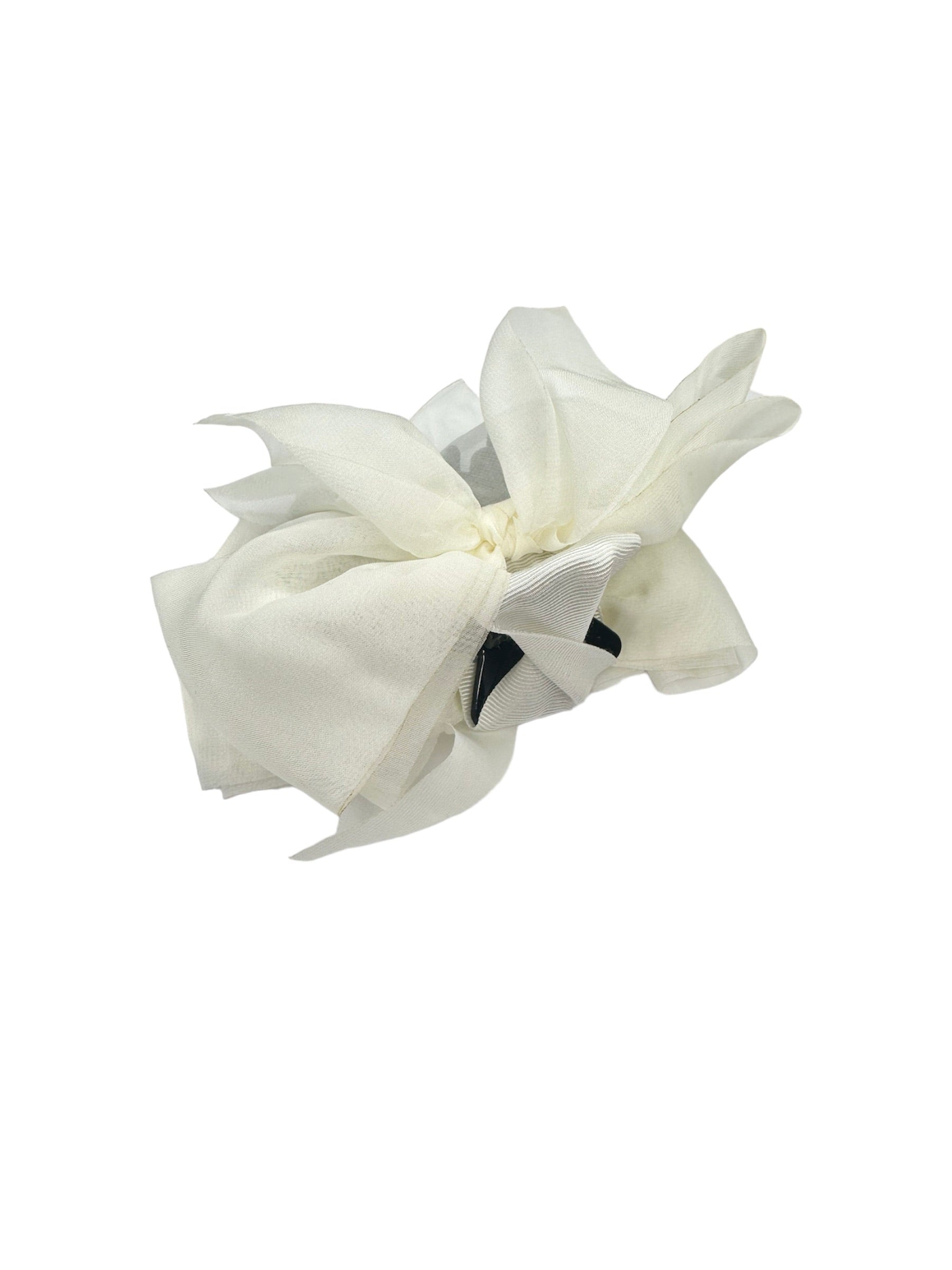 Bow hårklemme - Ivory